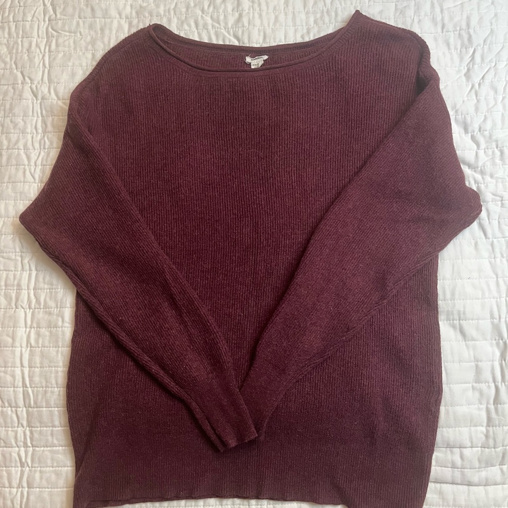 Garage burgundy sweater